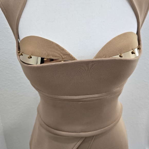 Galanni Avarti Dress Nude Color Size AUS 6 / US 2 - Picture 5 of 12